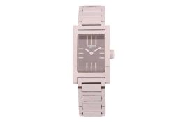 A Hermes Tandem Ladies Stainless Steel Wristwatch Model: Tandem TA1.210 Serial: 1527673 Year: 2010s 
