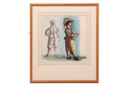 David Walker (1934-2008), Costume design for the character Masetto from Don Giovanni by the Royal Op