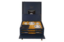 A collection of Wedgwood Jasper portrait medallions, produced in a limited eiditon of 200 in associa