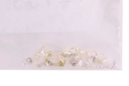 1.49ct melee jobbing parcel of loose diamonds in various cuts. Screened with ultraviolet light for s
