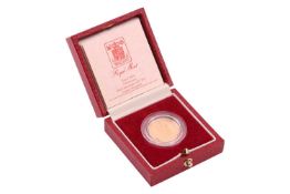 Elizabeth II (1952-2022) sovereign, commemorative 500th Anniversary of The First Gold Sovereign, 148