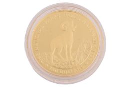 Royal Canadian Mint, 1985 $100 gold proof coin, 16.9g, limited edition numbered 45107, in original p
