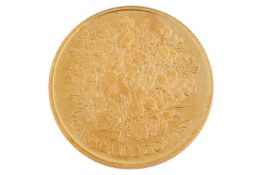 Royal Canadian Mint, 1977 $100 gold proof coin, 16.9g, limited edition numbered B09714, in original 