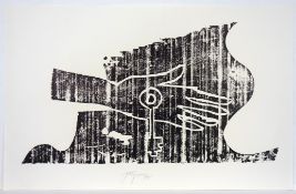 Felix Droese (*1950): 6 Schlüssel im Holz (1995)