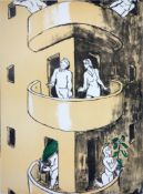 Thomas Bernstein (*1957): Auf Balkone (1991)
