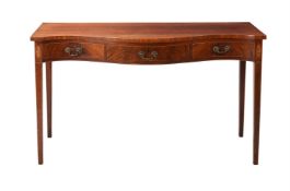 A GEORGE III MAHOGANY SERVING TABLE