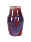 A LARGE RUSKIN HIGH-FIRED VASE