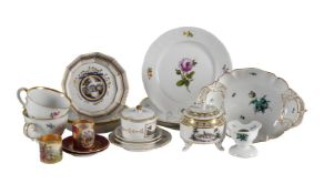 A SELECTION OF MOSTLY MODERN NYMPHENBURG AND VIENNA PORCELAIN