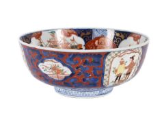 A JAPANESE IMARI 'SHIP' BOWL