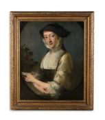 FOLLOWER OF WILLIAM HOGARTH, PORTRAIT OF THE ACTRESS MARGARET (PEGGY) WOFFINGTON