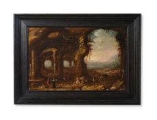 ROMBOUT VAN TROYEN (DUTCH CIRCA 1605-1650), ORIENTALIST FIGURES IN A GROTTO