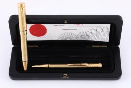 PARKER, DUOFOLD, PRESIDENTIAL, A SAMPLE FOUNTAIN PEN AND BALLPOINT PEN