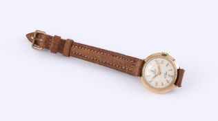 TUDOR, ROYAL A LADY'S 9 CARAT GOLD WRIST WATCH