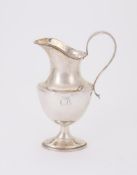 A SWEDISH SILVER URN SHAPED JUG