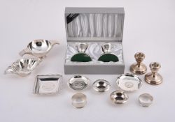 A COLLECTION OF SILVER ITEMS