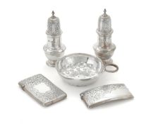 A COLLECTION OF SILVER ITEMS