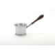 A GEORGE III SILVER BRANDY PAN - Image 1 of 2