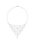 A DIAMOND AND CULTURED PEARL NECKLACE