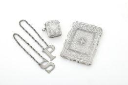 A COLLECTION OF SILVER ITEMS