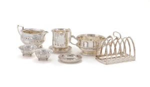 A COLLECTION OF SILVER ITEMS