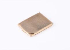 A 9 CARAT GOLD VESTA CASE
