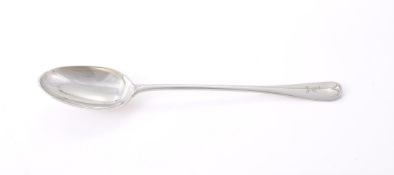 A VICTORIAN SILVER HANOVERIAN PATTERN BASTING SPOON