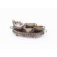 AN EDWARDIAN SILVER MINIATURE FOUR PIECE TEA SET AND TRAY - Image 1 of 3