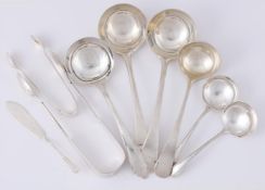 A COLLECTION OF SILVER FLATWARE