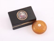 Y TWO 18TH CENTURY TORTOISESHELL BOXES