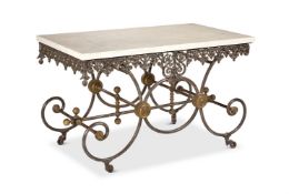 A FRENCH WROUGHT IRON