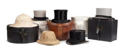 A COLLECTION OF ASSORTED HATS VARIOUS DATES, LATE 19TH/EARLY 20TH CENTURY