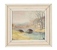 λ HELEN BRADLEY (BRITISH 1900-1979), PENNY BRIDGE NEAR GREENOD