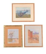 TOM ROBERSTON (SCOTTISH 1850-1947), THREE MIDDLE EASTERN LANDSCAPES