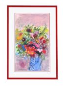 λ NANCY DELOUIS (FRENCH B. 1941) & YVONNE CHEFFER-DELOUIS (FRENCH 1910-2003), VASE DE FLEURS
