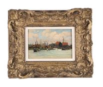 DUTCH SCHOOL (19TH CENTURY), LANDSDCAPE WITH BOATS, HOLLAND