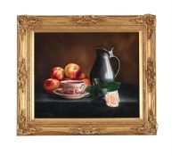 λ STEPHANE CAPITREL (FRENCH B.1959), STILL LIFE WITH CARAFE