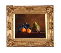λ STEPHANE CAPITREL (FRENCH B.1959), STILL LIFE WITH PEAR