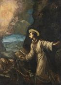 DOMENICO TINTORETTO (ITALIAN 1560 - 1635), SAINT FRANCIS RECEIVING THE STIGMATA