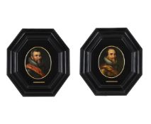 FOLLOWER OF JAN ANTHONISZ VAN RAVESTEYN, PAIR OF PORTRAITS