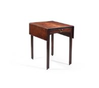 A GEORGE III MAHOGANY PEMBROKE TABLE, IN THE MANNER OF THOMAS CHIPPENDALE
