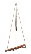 A RARE VICTORIAN BRASS MERCURY PORTABLE ‘MOUNTAIN’ BAROMETER
