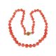 Y A NATURAL CORAL BEAD NECKLACE - Image 1 of 2