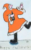 λ JOAN GILLCHREST (BRITISH 1918-2008), HAPPY CHRISTMAS