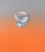 λ ANTONY DONALDSON (BRITISH B. 1939), SILVER RING (GREEN)