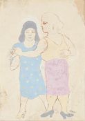 λ STELLA STEYN (IRISH 1907-1987), GIRLS DANCING