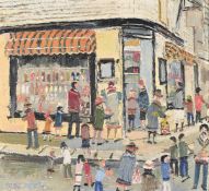 λ FRED YATES (BRITISH 1922-2008), THE VILLAGE SHOP