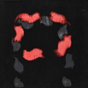 λ ANTHONY BENJAMIN (BRITISH 1931-2002), UNTITLED (ABSTRACT RED & BLACK)