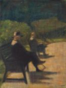 λ LUCY DICKENS (BRITISH 20TH CENTURY), ROSE GARDEN, REGENTS PARK