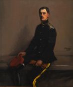 SIR JOHN LAVERY (IRISH 1856-1941), PORTRAIT OF LIEUTENANT JOHN CLIVE DARLING, XX HUSSARS