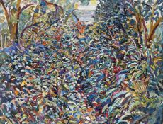 λ FRED YATES (BRITISH 1922-2008), THE OVERGROWN GARDEN